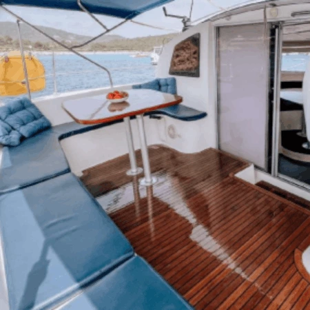 Vista interior o externa del barco