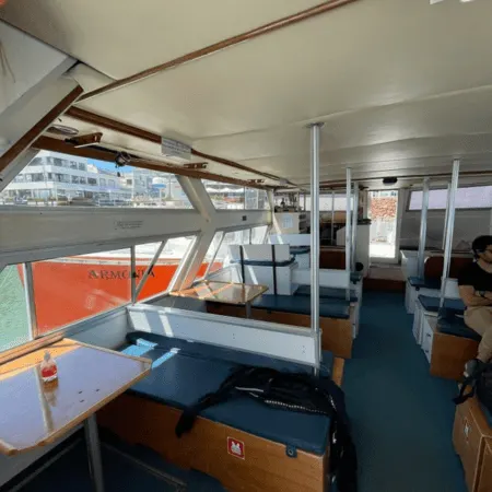 Vista interior o externa del barco