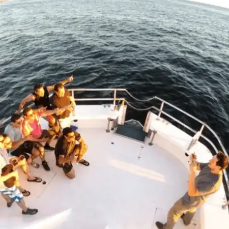 Vista interior o externa del barco